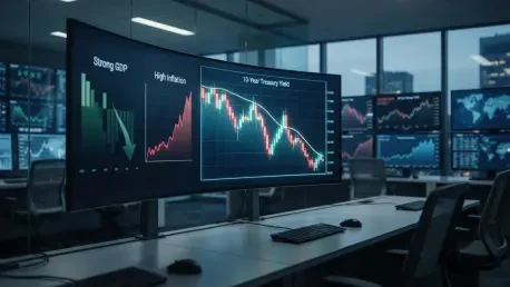 Treasury Yields Fall Despite Strong GDP and High Inflation